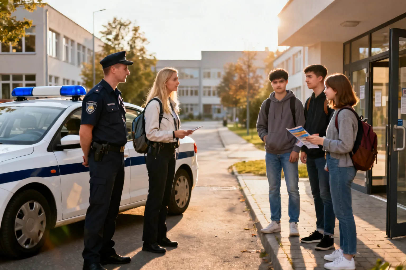 Policja rozmawiała ze studentami o bezpieczeństwie podczas dni powitalnych w Gdańsku