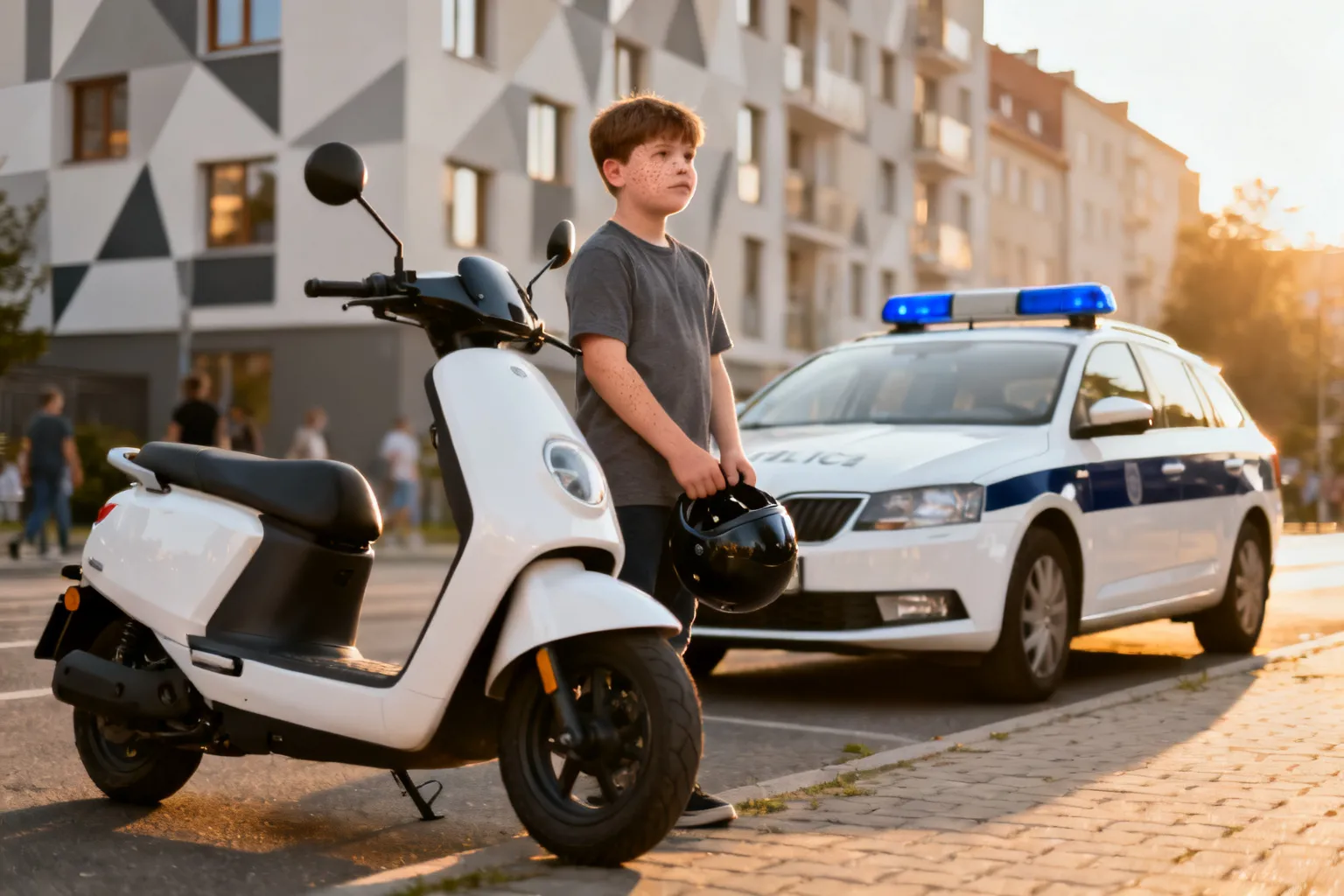 13-latek zatrzymany po ucieczce elektrycznym motocyklem w Gdańsku
