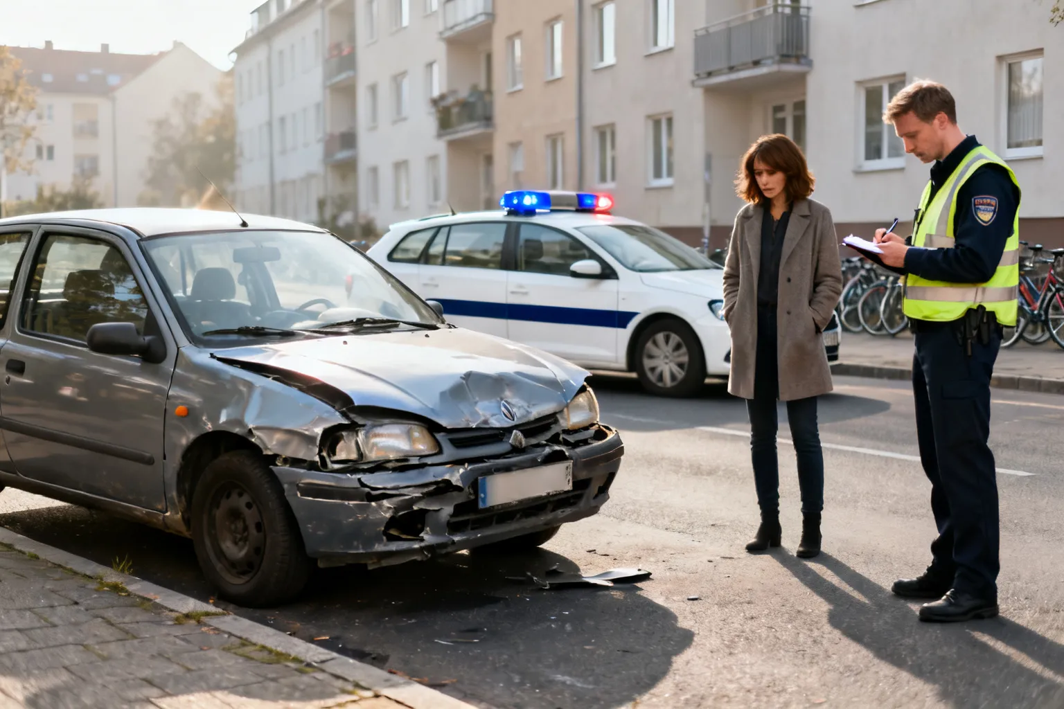 Kierowca z ponad 2 promilami zatrzymany po kolizji na ul. Franciszka Hynka