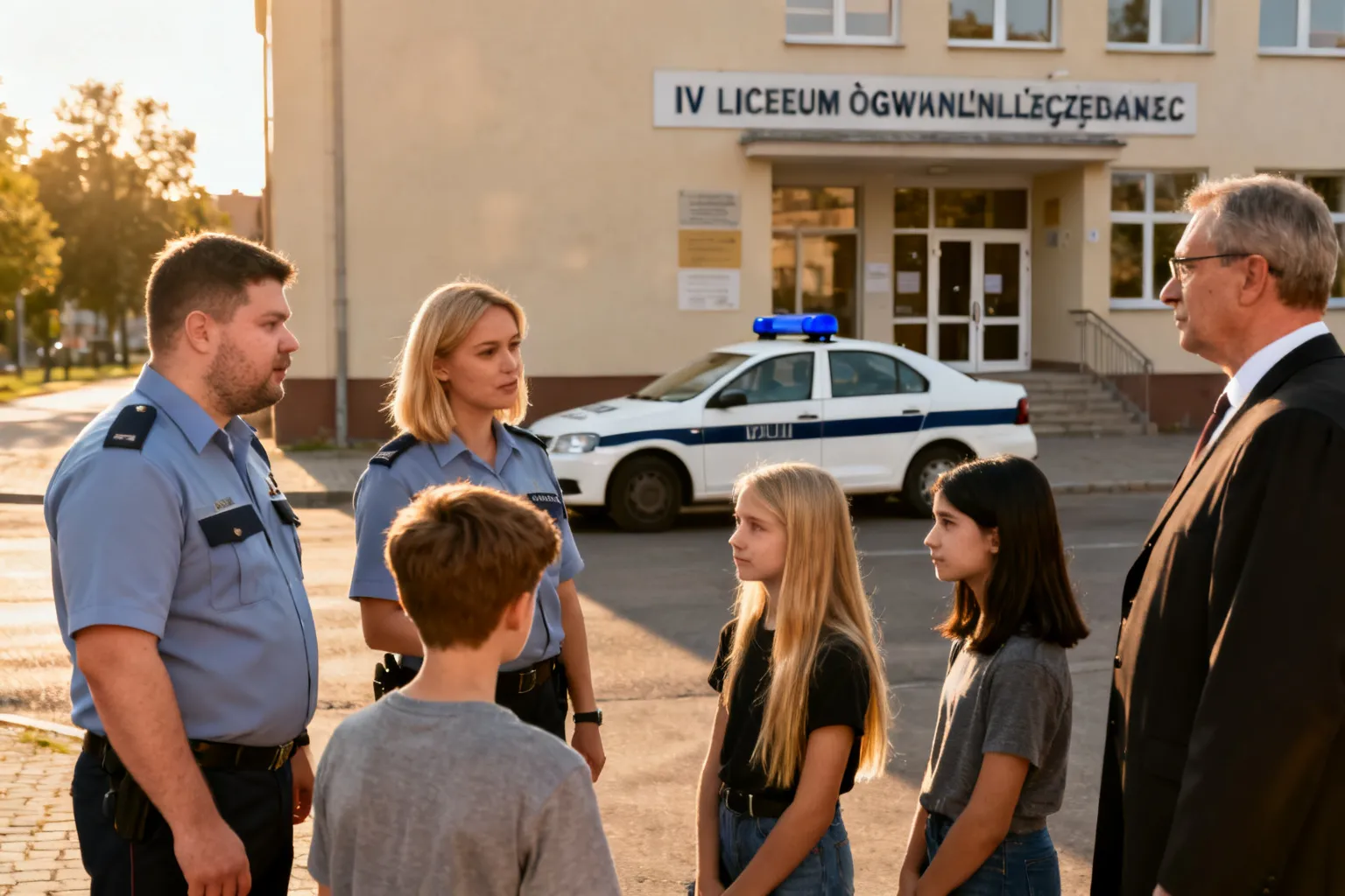 Policja i sąd uczą mediacji uczniów IV LO w Gdańsku