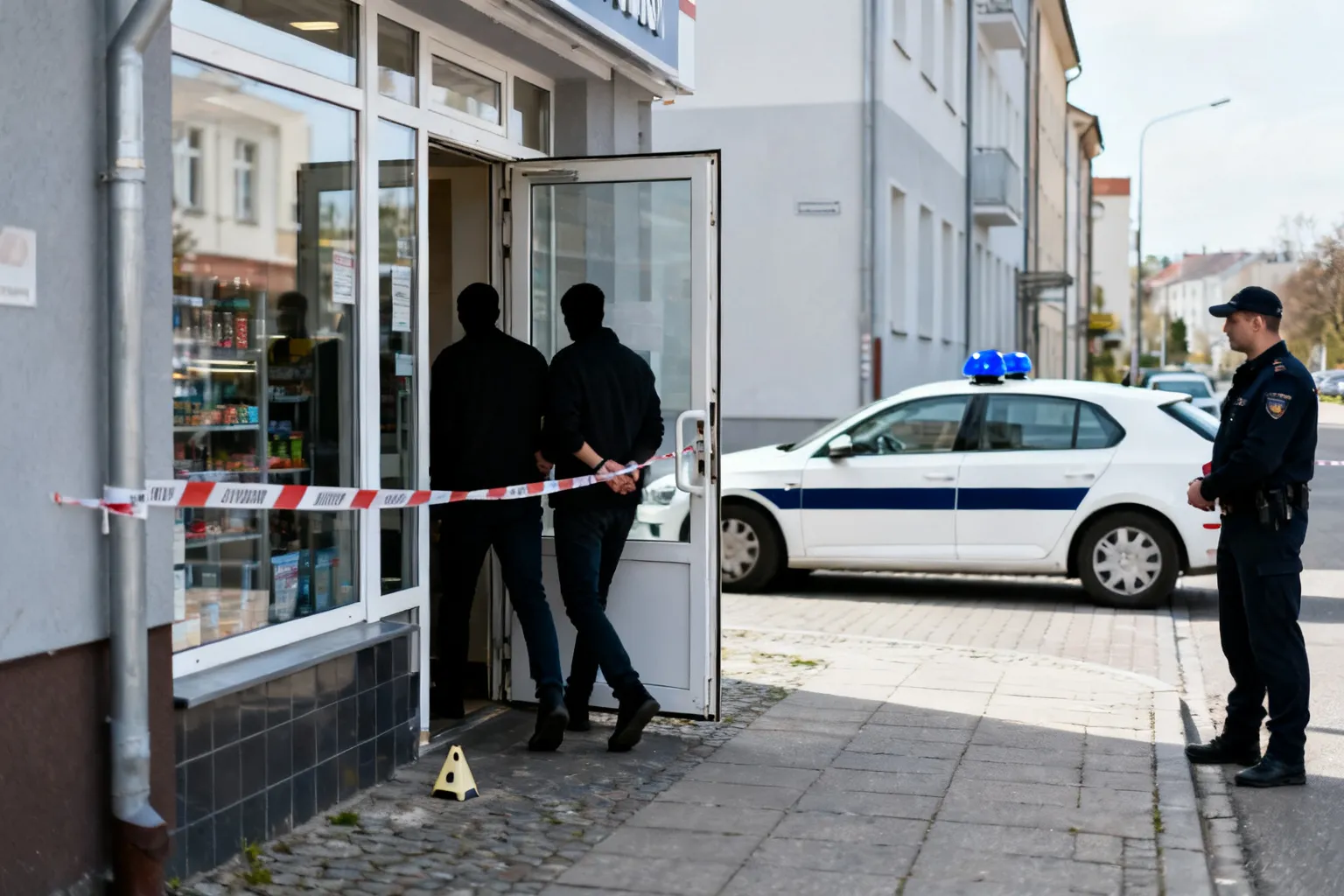 Włamanie do sklepu przy ul. Grobla w Gdańsku — dwóch mężczyzn zatrzymanych