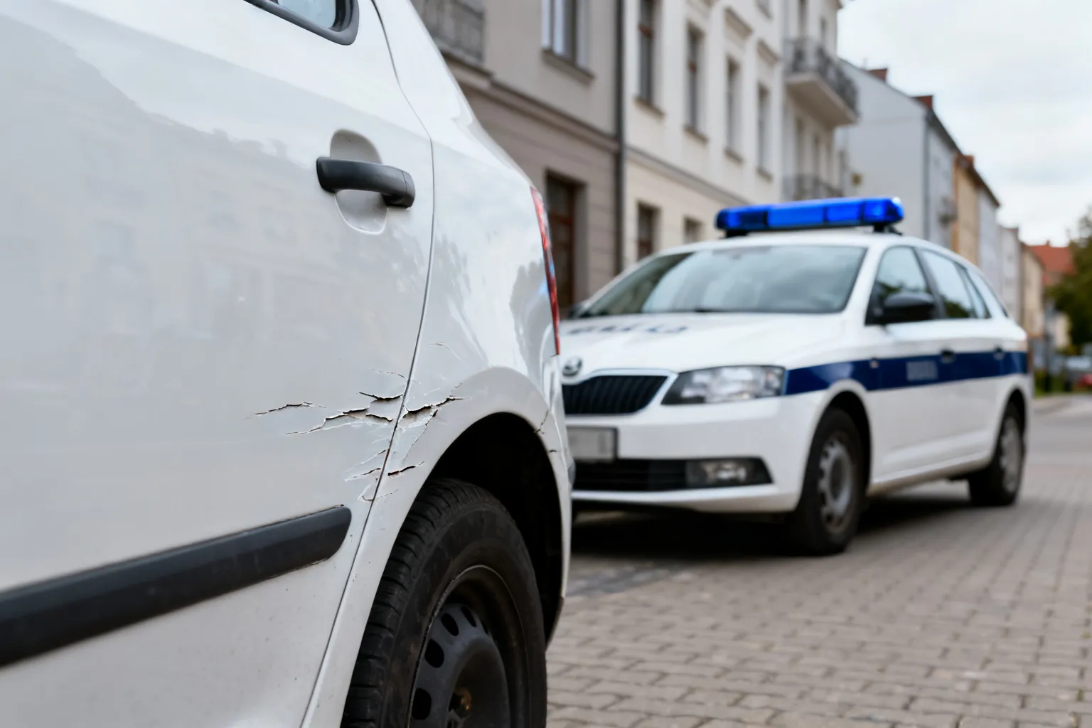 Zarysowanie samochodu w Gdańsku — kryminalni zatrzymali 34-latka