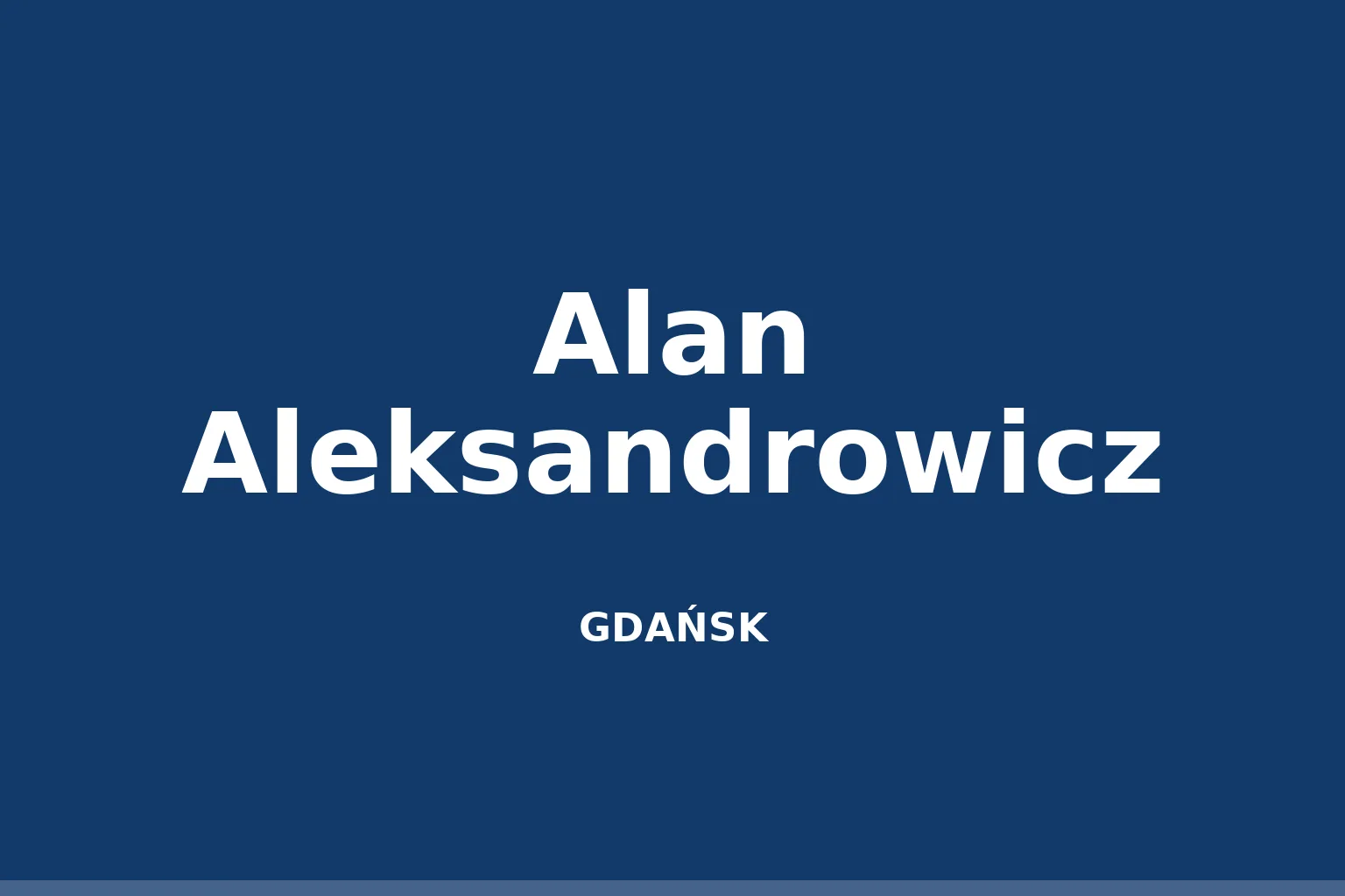 Alan Aleksandrowicz