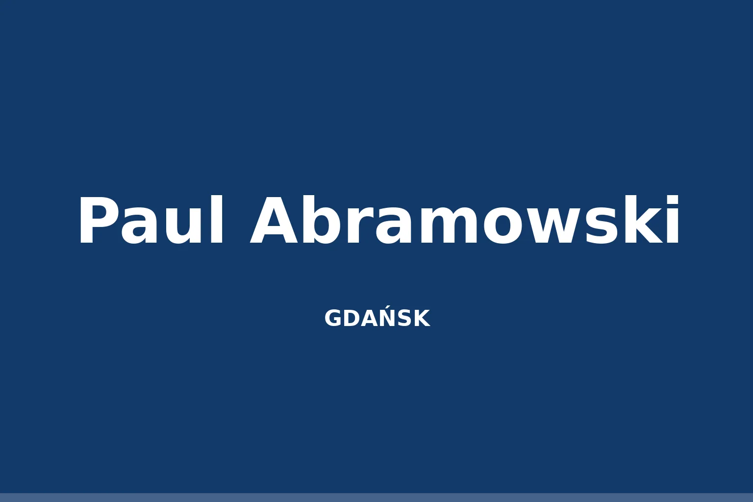Paul Abramowski