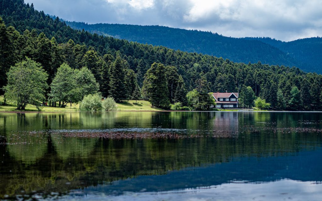 dom nad jeziorem